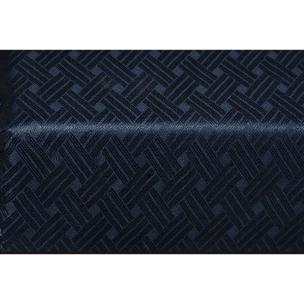 New Ralph Lauren BEDFORD Highland Jacquard Navy Blue Flat Sheet - Queen